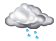 1.3mm of rain forecast